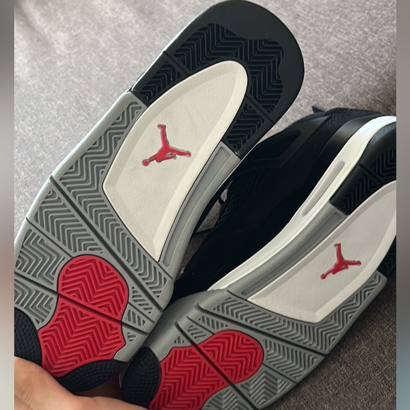 Jordan 4 black Canvas size 8 without box - Picture 3 of 6